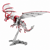 Thunderwing Pterosaur metal model kit built from stainless steel with mechanical flying dinosaur design