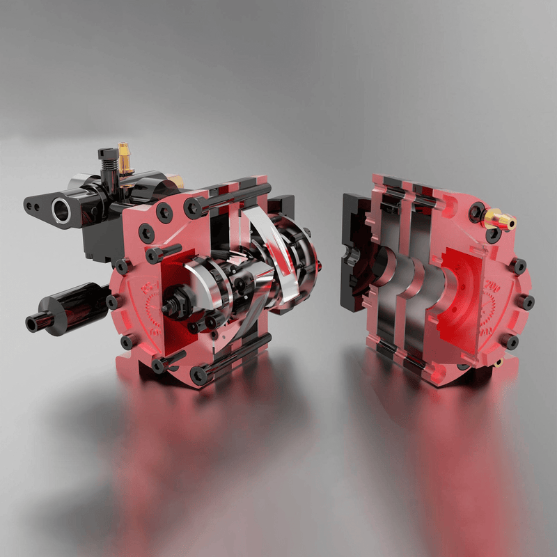 Load image into Gallery viewer, Toyan twin rotor methanol powered engine DIY model kit
