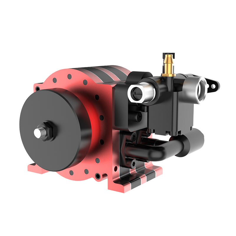 Laad de afbeelding in galerijviewer, Toyan twin rotor methanol powered engine DIY model kit
