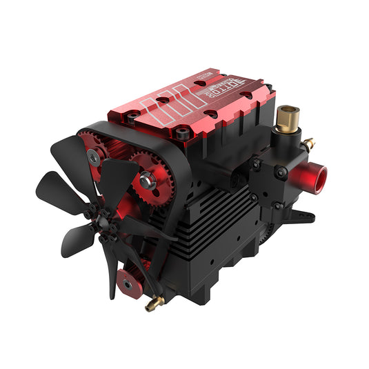 Toyan 4-stroke inline twin-cylinder methanol engine model kit