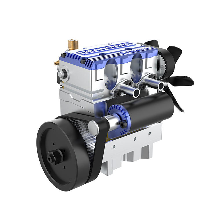 Toyan 4-stroke inline twin-cylinder water-cooled methanol X-power engine model kit