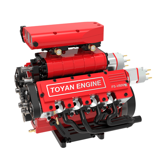 TOYAN V8 Engine FS-V800 28cc Engine Model Kit with Supercharger