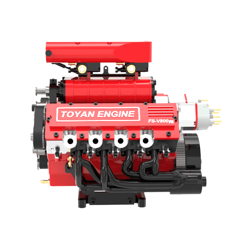 Laad de afbeelding in galerijviewer, TOYAN V8 FS-V800 Engine gasoline and nitro power DIY model kit
