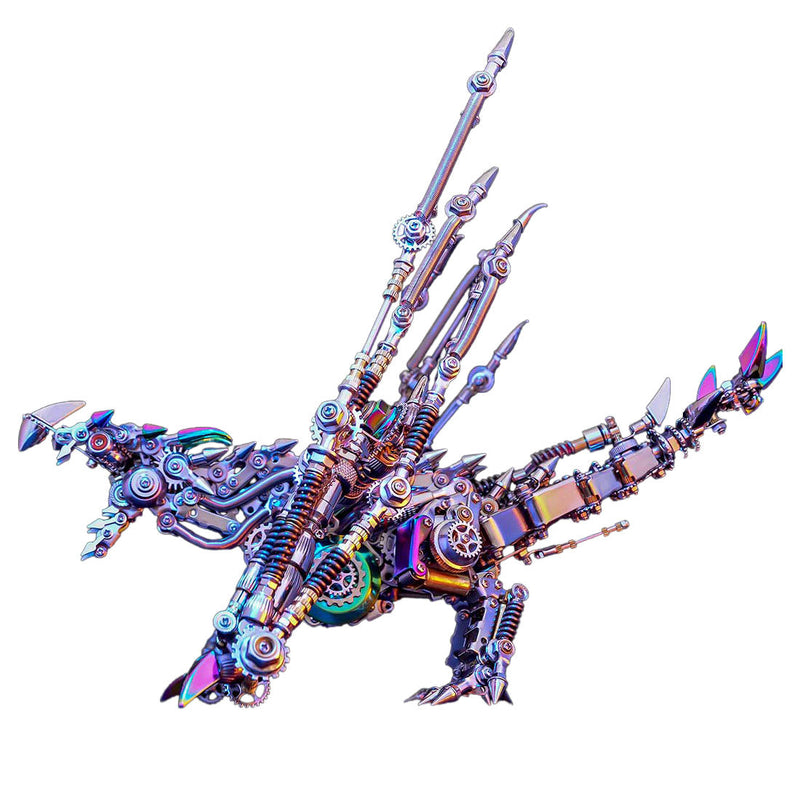 Load image into Gallery viewer, Western Dragon Cyberpunk Metal Puzzle Model Kit 1300 PCS for Adults
