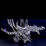 Western Dragon Cyberpunk Metal Puzzle Model Kit 1300 PCS for Adults