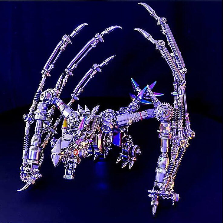Laad de afbeelding in galerijviewer, Western Dragon Cyberpunk Metal Puzzle Model Kit 1300 PCS for Adults
