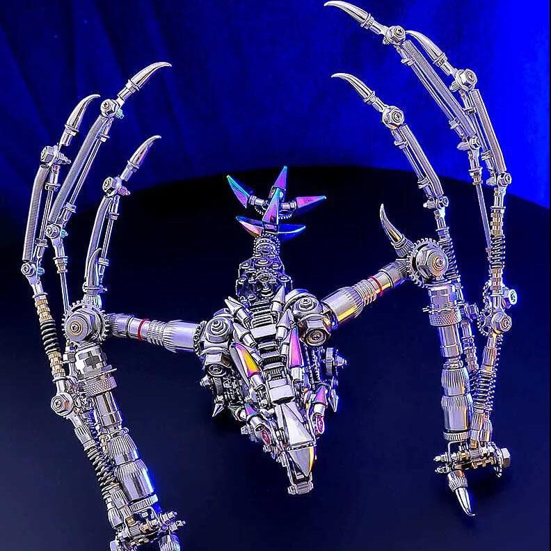 Western Dragon Cyberpunk Metal Puzzle Model Kit 1300 PCS for Adults