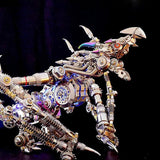 Western Dragon Cyberpunk Metal Puzzle Model Kit 1300 PCS for Adults