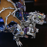 Western Dragon Mechanical 3D Metal Puzzle Punk Model Kit For Adults