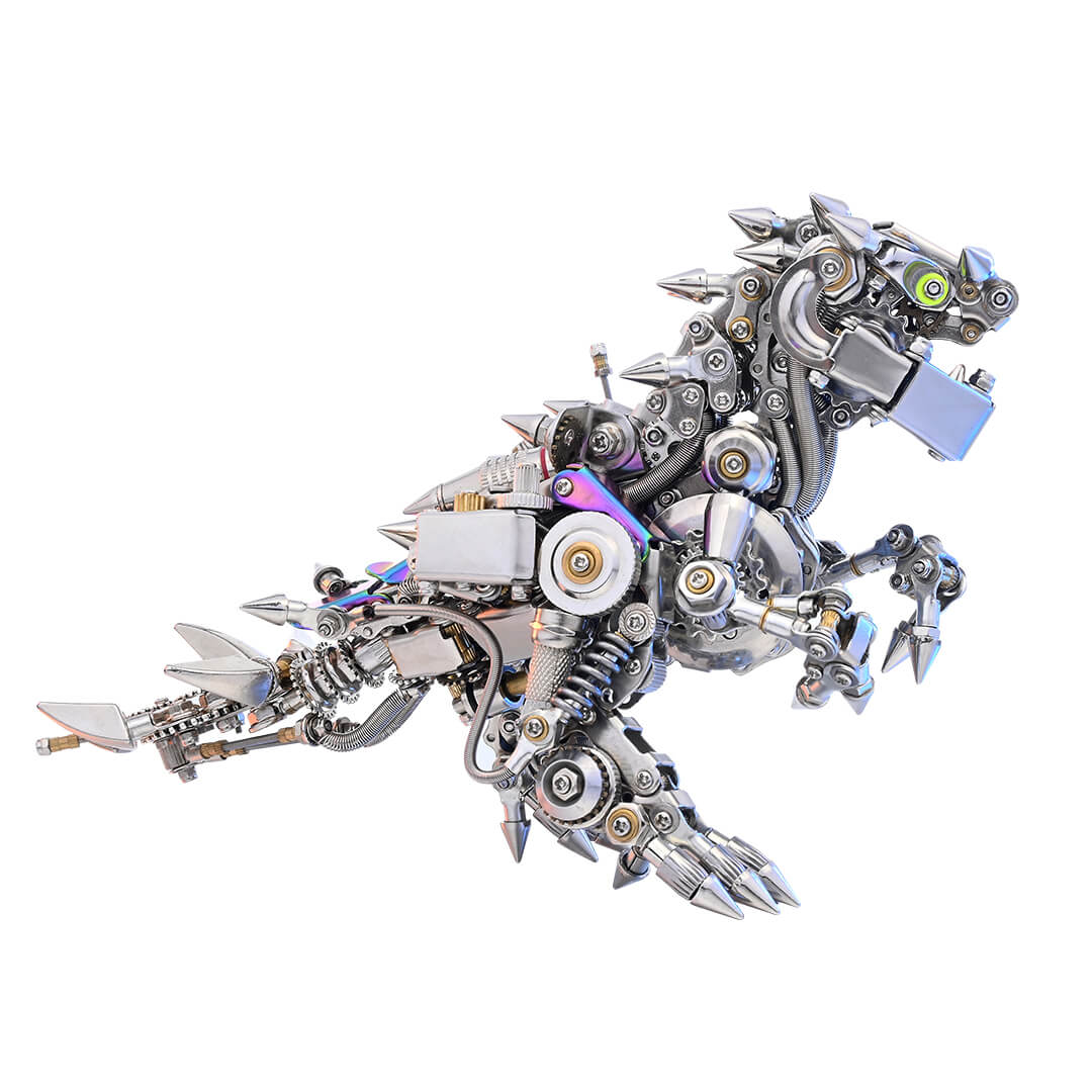 Western Dragon Mechanical 3D Metal Puzzle Punk Model Kit For Adults