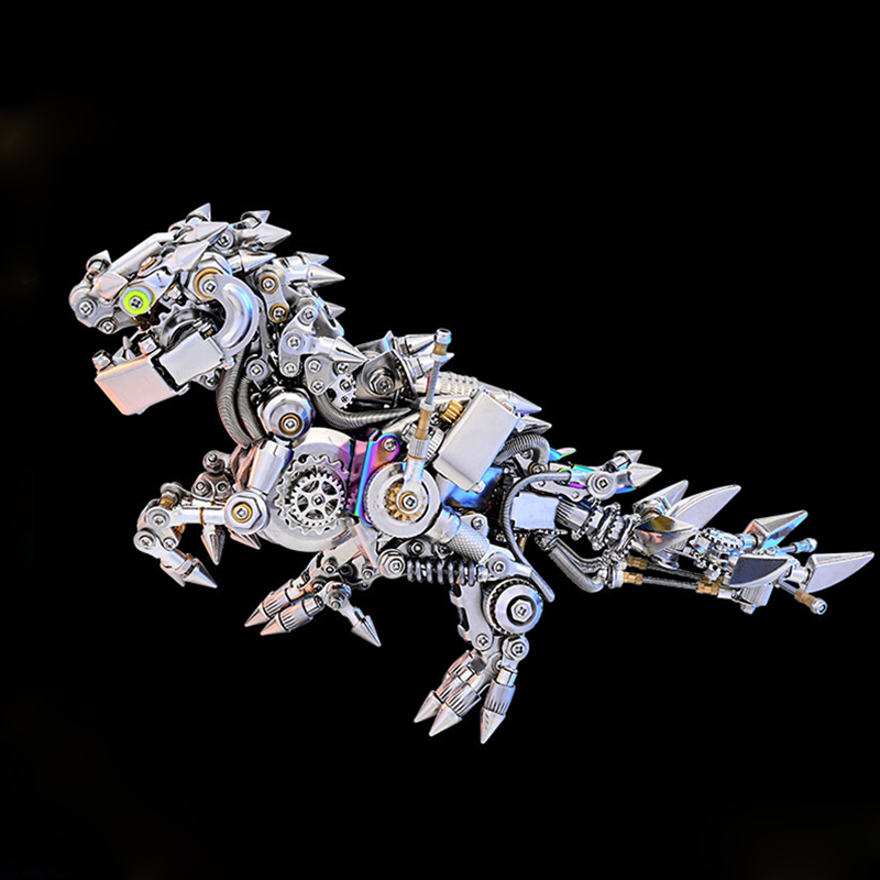 Laden Sie das Bild in Galerie -Viewer, {Western Dragon Mechanical 3D Metal Puzzle Punk Model Kit For Adults
