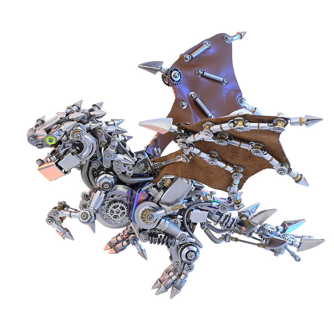 Western Dragon Mechanical 3D Metal Puzzle Punk Model Kit For Adults