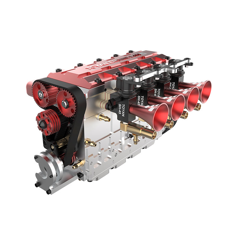 Toyan 4-stroke inline four-cylinder water-cooled gasoline engine model kit