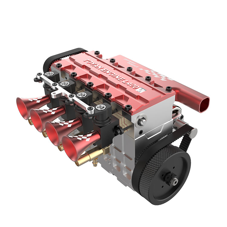 Laden Sie das Bild in Galerie -Viewer, {Toyan 4-stroke inline four-cylinder water-cooled gasoline engine model kit
