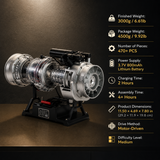 Teching T700 Turboshaft Engine Model Kit – 1:4 Scale Working Motorized Helicopter Engine Replica