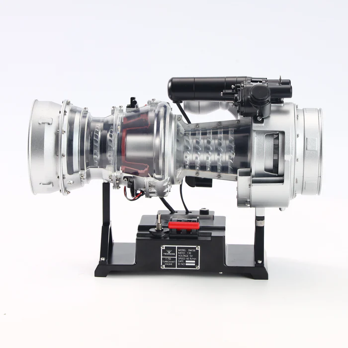 Teching T700 Turboshaft Engine Model Kit – 1:4 Scale Working Motorized Helicopter Engine Replica