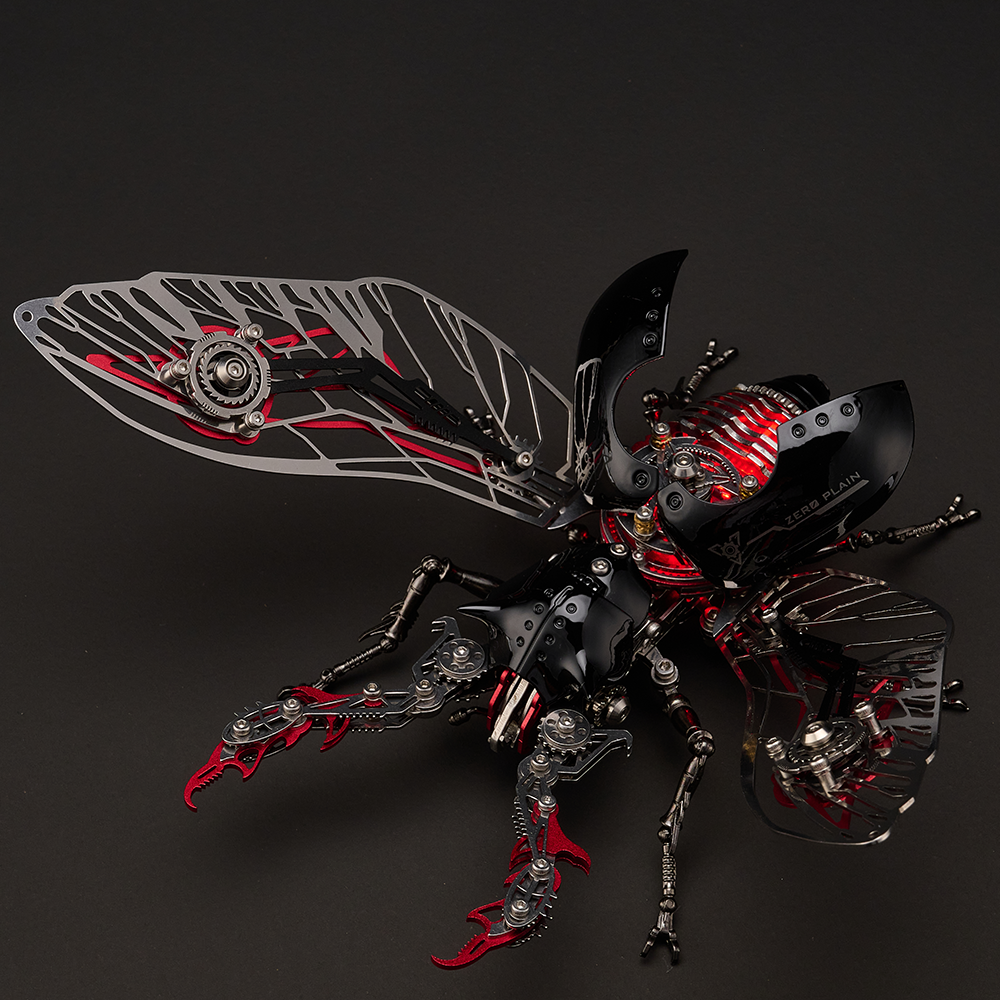 Mechanical Rhinoceros Beetle 3D Metal Model Kit – 317PCS DIY Insect Puzzle