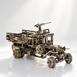3D Metal Mechanical Military Truck Model Kit for Adults Camouflage DIY Assembly Puzzle