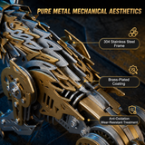 Mechanical Wolf 3D Metal Model Kit DIY Articulated Puzzle for Adults and Kids
