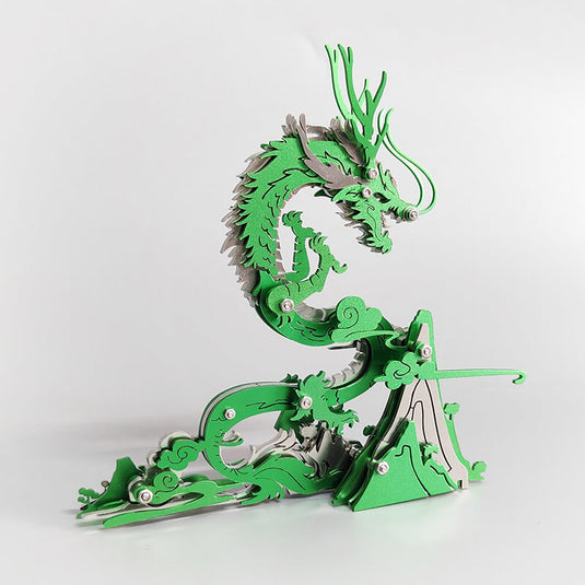 50cm Cyberpunk Mythical Dragon 3D Metal Puzzle Kits