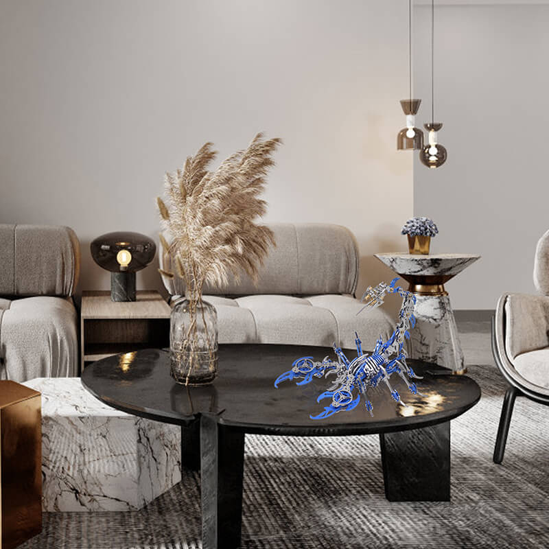 3D Scorpion Metal Puzzle Colorful Model Kit for Gifts and Decoration