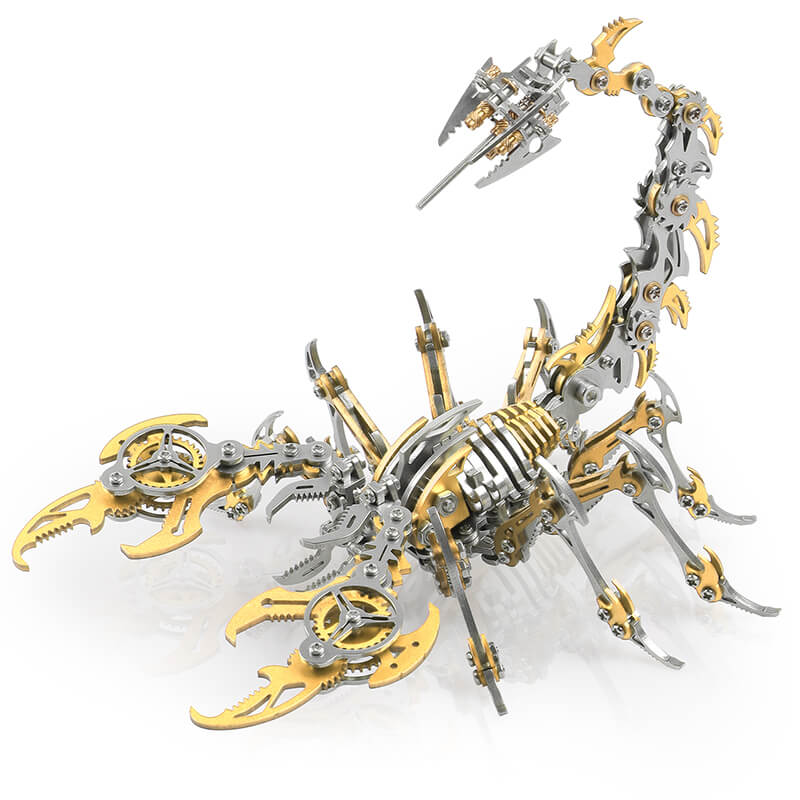 Laad de afbeelding in galerijviewer, metalkitor-3d-scorpion-metal-puzzle-colorful-model-kit-for-gifts-and-decoration
