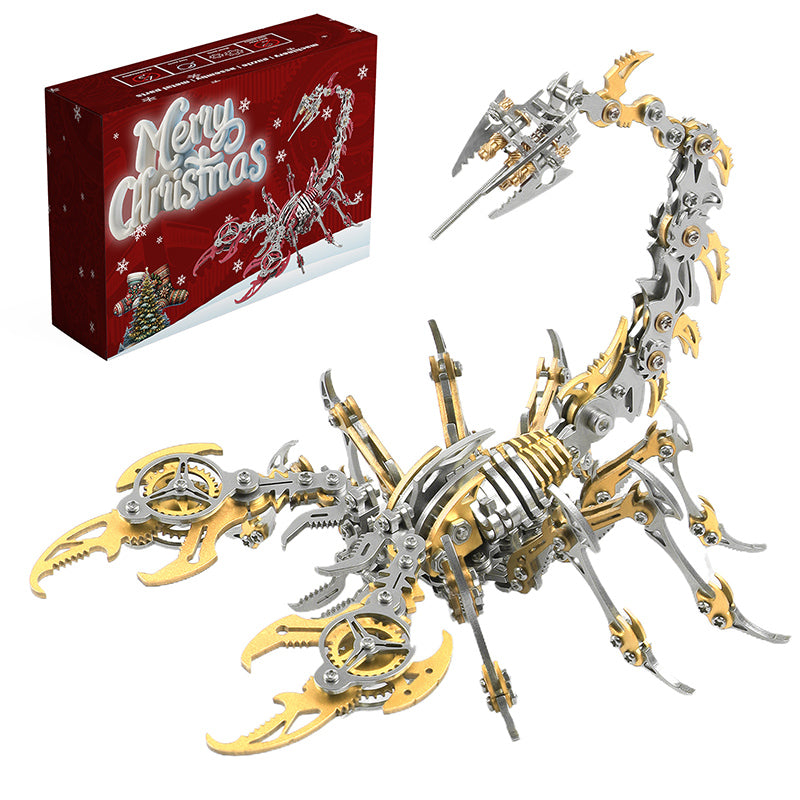 Load image into Gallery viewer, metalkitor-3d-scorpion-metal-puzzle-colorful-model-kit-for-gifts-and-decoration
