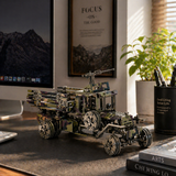 military-camouflage-metal-truck-desk-display-model