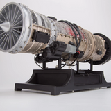 Teching 1:10 Scale Working Turbojet Engine Model Kit – Full Metal DIY Aircraft Turbine Engine for Adults