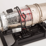 Teching 1:10 Scale Working Turbojet Engine Model Kit – Full Metal DIY Aircraft Turbine Engine for Adults