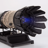 Teching 1:10 Scale Working Turbojet Engine Model Kit – Full Metal DIY Aircraft Turbine Engine for Adults