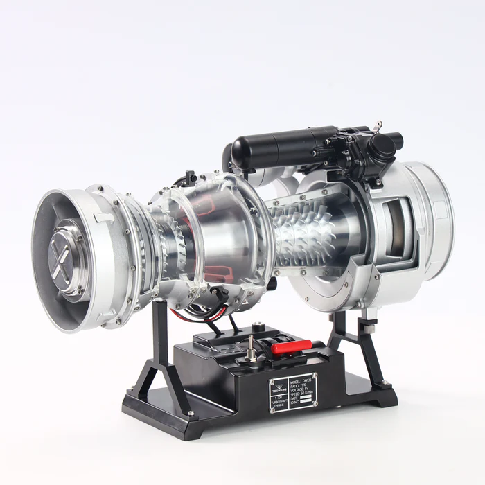 Teching T700 Turboshaft Engine Model Kit – 1:4 Scale Working Motorized Helicopter Engine Replica