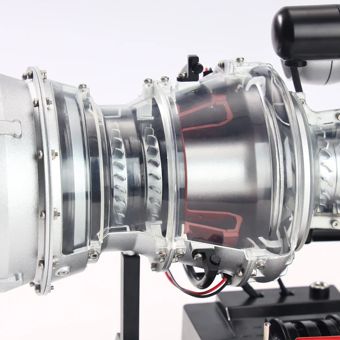 Teching T700 Turboshaft Engine Model Kit – 1:4 Scale Working Motorized Helicopter Engine Replica