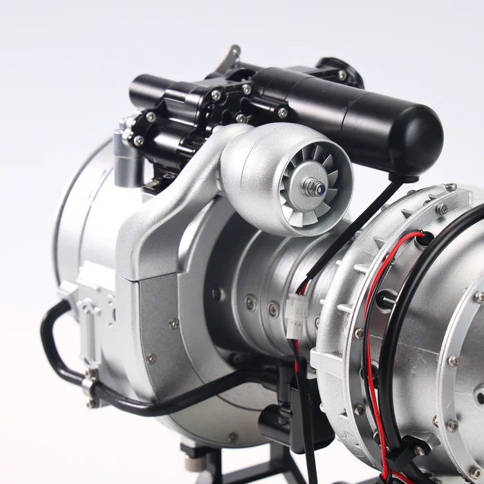 Teching T700 Turboshaft Engine Model Kit – 1:4 Scale Working Motorized Helicopter Engine Replica