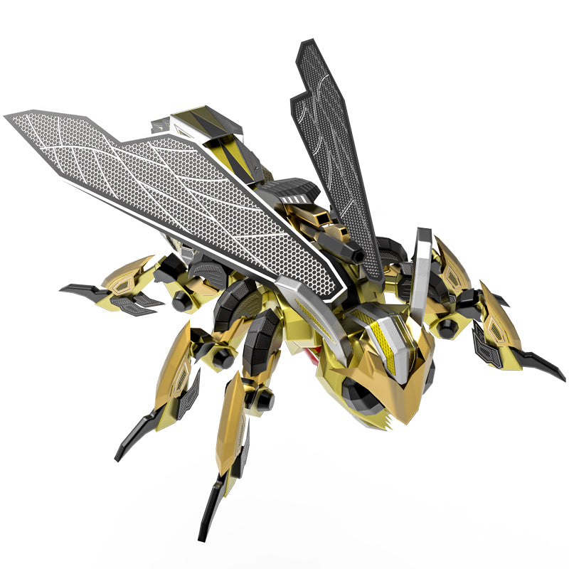 Laad de afbeelding in galerijviewer, 151 PCS Ligloy Mechanical Wasp Model Diy Kit voor kinderen en volwassenen

