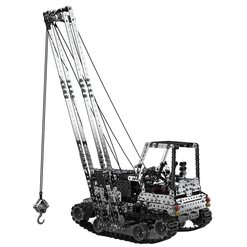 Load image into Gallery viewer, 1745Pcs RC Heavy Duty Self-erecting Crane with Laterally Foldable Jib DIY Metal KIT
