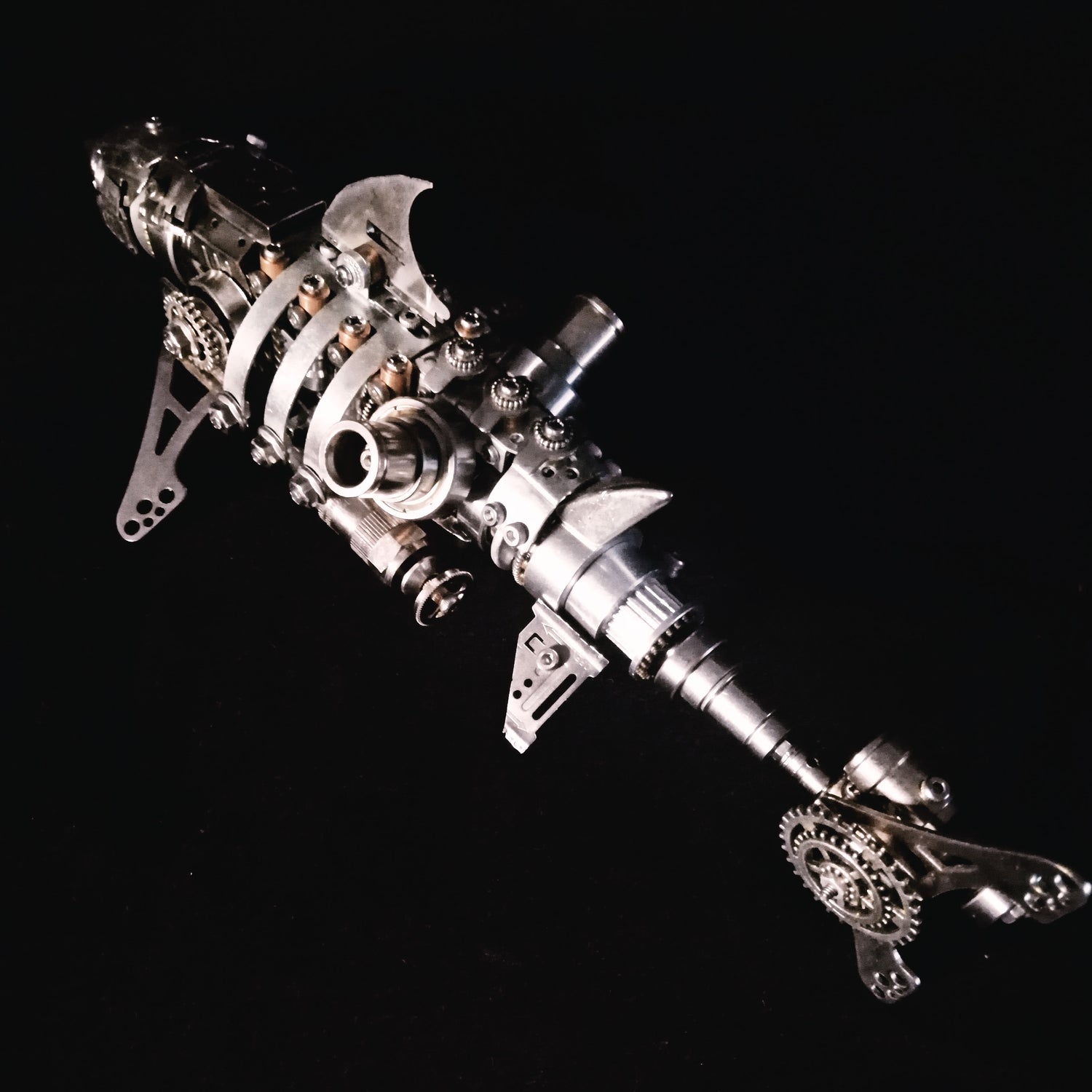 209PCS Steampunk 3D Deep Sea Behemoth Model Kit for Adults