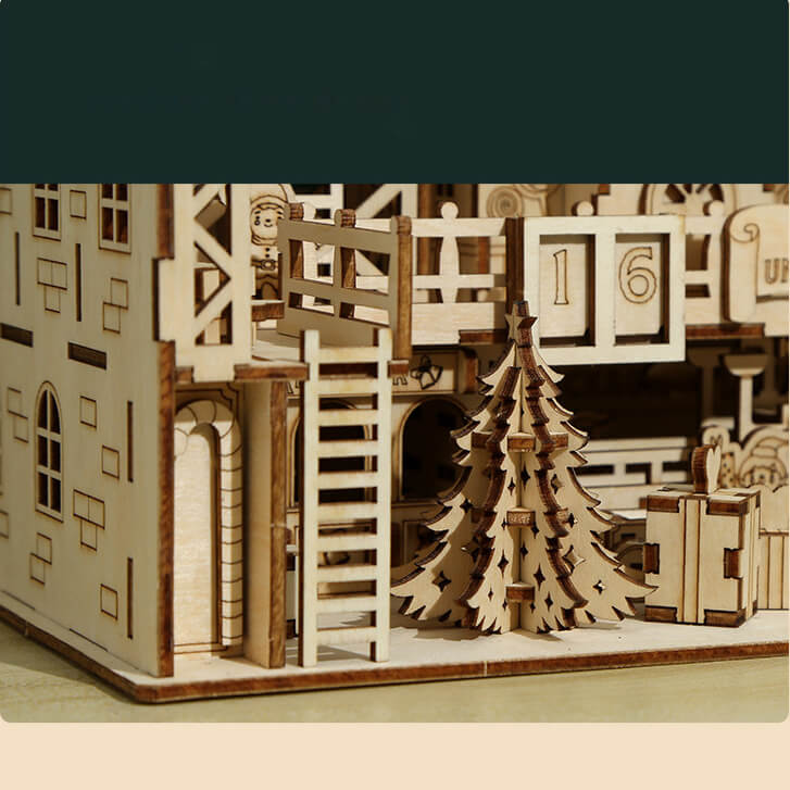 Load image into Gallery viewer, 225PCS 3D Santa&#39;s Workshop Model Kit Puzzle Creative Gift
