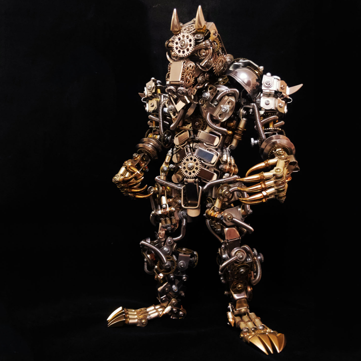 Laad de afbeelding in galerijviewer, 2300 PCS Werewolf DIY Metal Puzzle Model Kit for Gifts and Decoration

