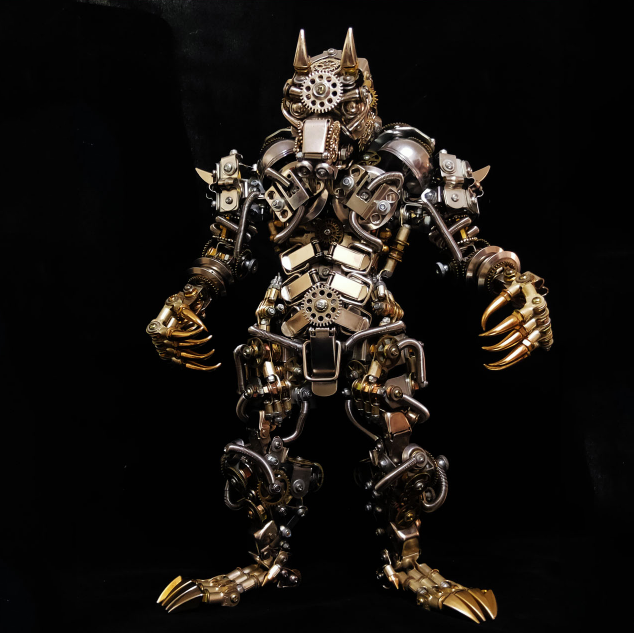 Metalkitor werewolf model