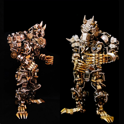 Load image into Gallery viewer, 2300 PCS Werewolf DIY Metal Puzzle Model Kit for Gifts and Decoration

