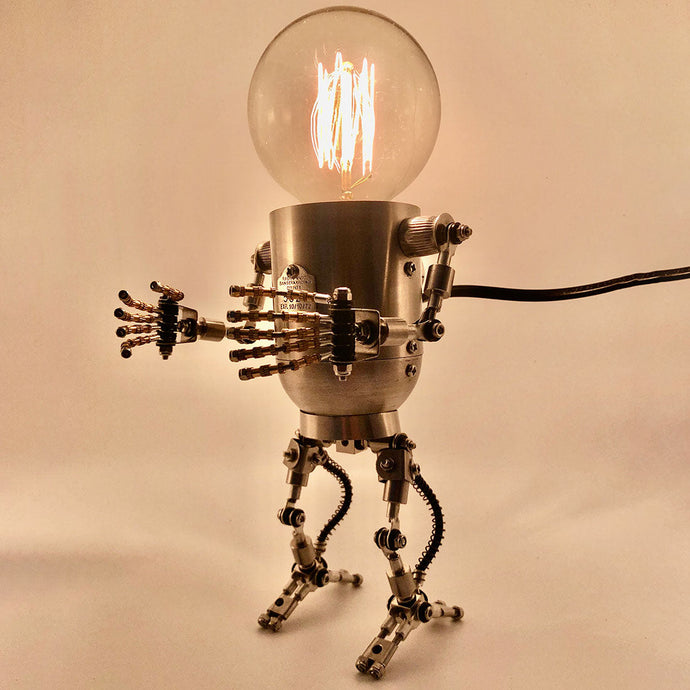 250PCS + Metal Future Robot Bulbe Lampe Handyman Mr Gort Model Building Kits avec lumière