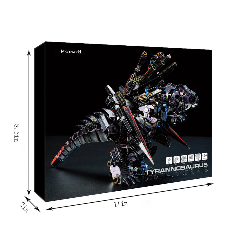 Load image into Gallery viewer, 318 PCS Stainless Steel Alloy DIY Tyrannosaurus Rex Model Kit

