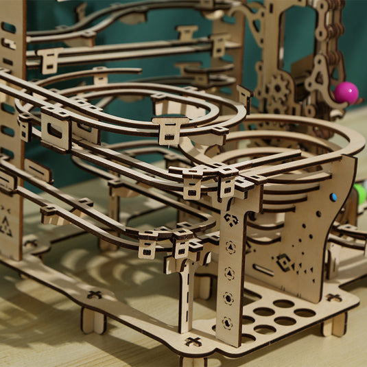 ROKR Marble Run Waterwheel Coaster 3D Puzzle 