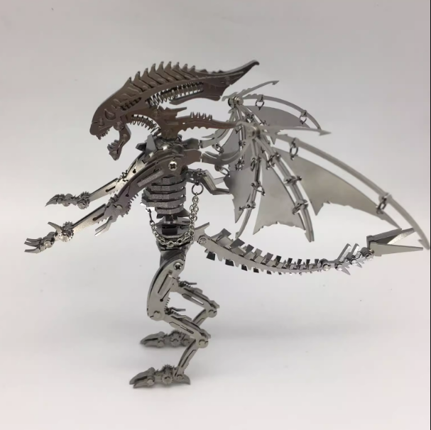 3D Alien Metal Model 200PCS Puzzle Kit – metalkitor