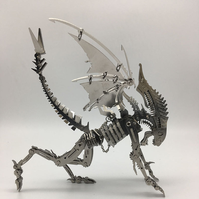 Load image into Gallery viewer, 3D Alien Metal Model 200PCS Puzzle Kit
