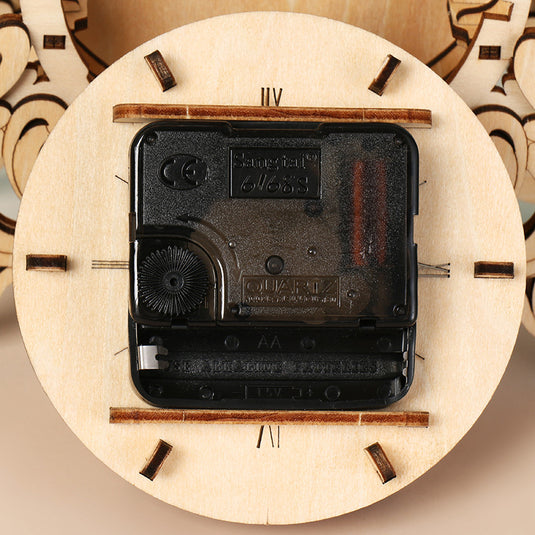 Regalo de decoración del reloj de alarma del kit de modelo de Elk 3D DIY