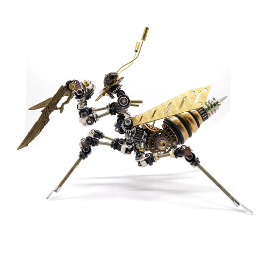 Conjunto de metal de bricolaje 3D Mechania Mantis Insecto 500 PCS Kit de modelo