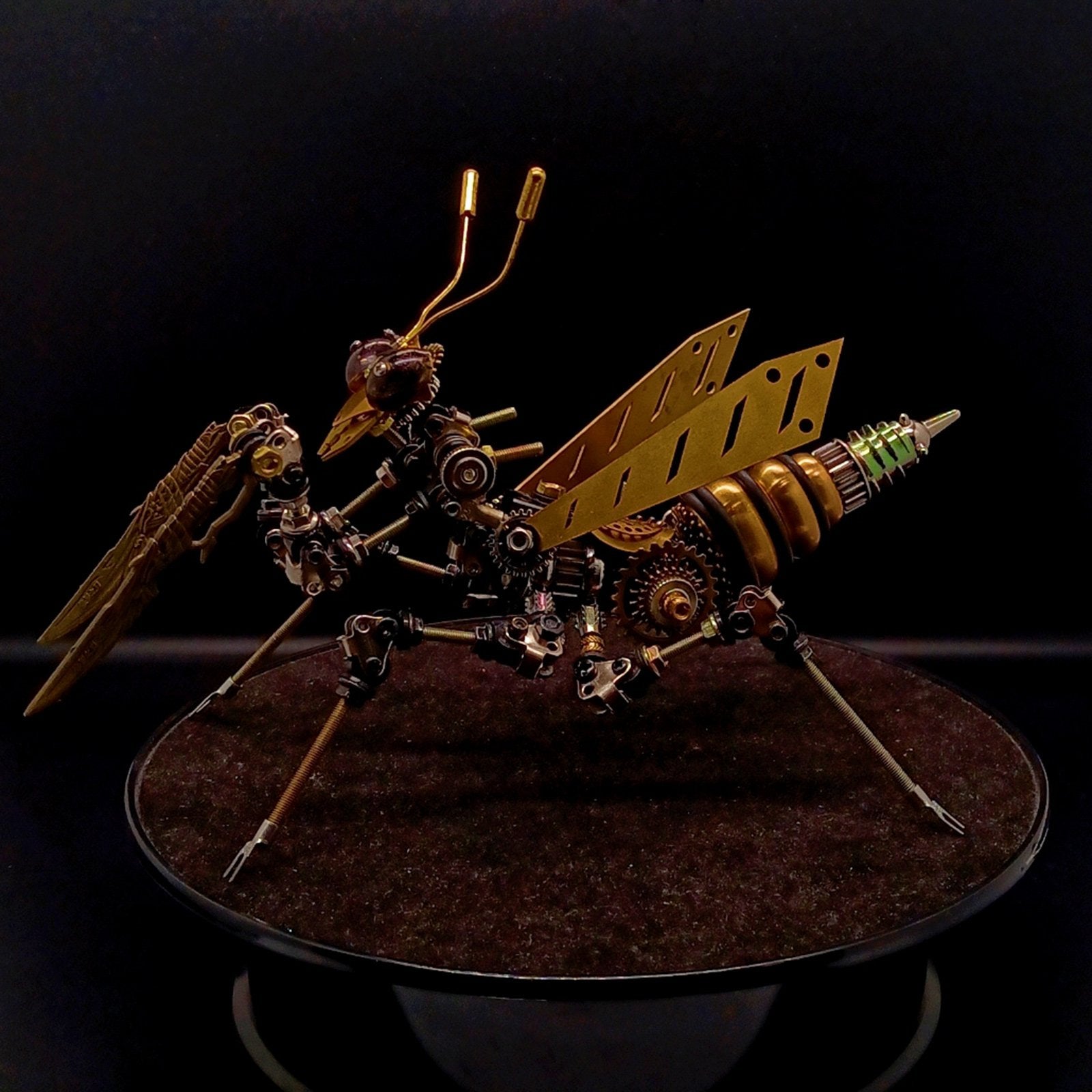 3D -DIY -Metallbaugruppe Mechanische Mantis -Insekt 500pcs Modellkit