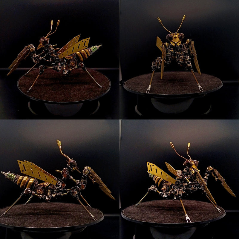 Laad de afbeelding in galerijviewer, 3D DIY metaalassemblage Mechanische mantis insect 500pcs Modelkit
